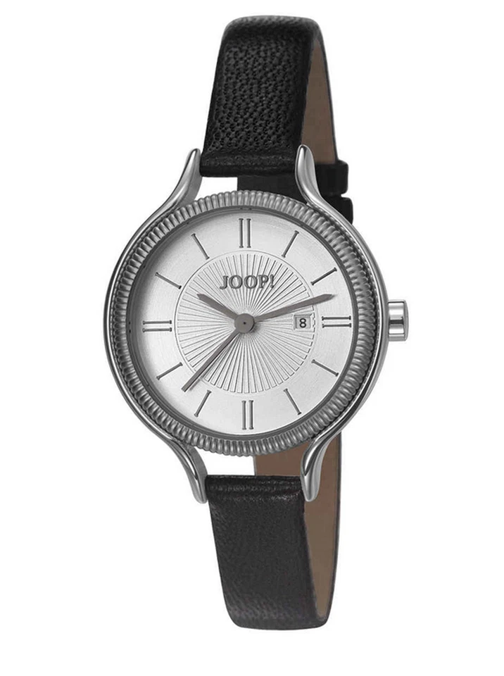 Joop! Ladies' Watch JP101762004 JP Jessica Silver Dark Brown Leather Strap €199 RRP - Image 1 of 1