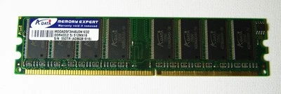 RAM de escritorio Kdata 512 MB DDR 400 2,5 CL MX16 Foto 1 de 2