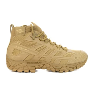 Botas tácticas impermeables Merrell para hombre Moab Velocity coyote medio oscuro - Imagen 1 de 4