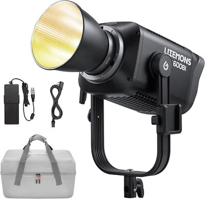 Godox LA600Bi 600W Bi-Color 2800K-6500K LED Video Light Photography COB Light - Image 1 of 4