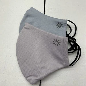 Athleta Activate Mask 2 Pack Twilight Lilac Voyage Gray New - Picture 1 of 7