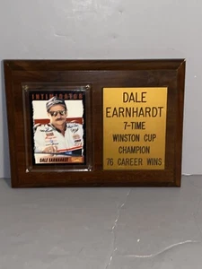 Dale Earnhardt 7 Time NASCAR Winston Cup Champion Wall Plaque 8”x6” - Picture 1 of 2