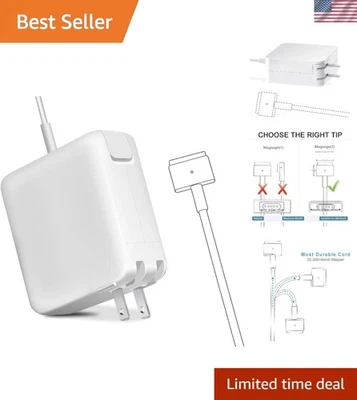 45W Magnetic T-Tip Charger for MacBook Air 11/13 inch (2012-2017) - Safe Power - Image 1 of 4