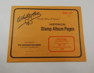 Sello White Ace Estados Unidos Edición Regular Suplemento Completo "RSC-18" 1994 - Imagen 1 de 2
