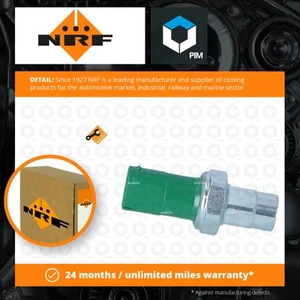Air Con Pressure Switch fits BMW 525 E39 2.5 00 to 04 AC Conditioning NRF New - Imagen 1 de 6