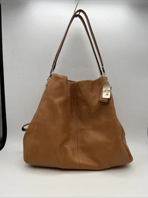 COACH MADISON CUERO PHOEBE ORO CLARO MANDARINA BRILLANTE D1202312 Foto 1 de 4