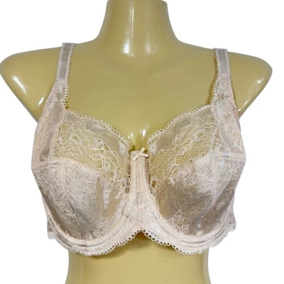 Nuevo con etiquetas Sujetador Panache Clara Copa Completa Nude Encaje EE. UU. 34FF NUEVO SIN ETIQUETAS Soporte Cómodo Foto 1 de 4