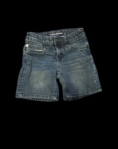 Tommy Bahama Jean Shorts Kids Girls 10 Blue Denim Adjustable Waist Medium Wash - Picture 1 of 7