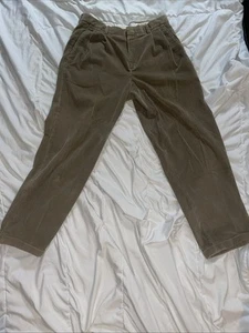 Eddie Bauer Corduroy Pants Men's Size 35 Tan Vintage 90's Cotton Blend - Picture 1 of 3