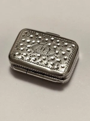 Vinagreta dorada de plata Jorge III Birmingham 1811 Samuel Pemberton Foto 1 de 4