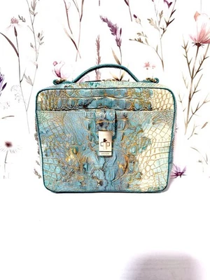 Brahmin Evie Serendipity Leather Marbleize Crossbody Bag EUC - Image 1 of 4