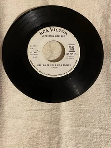 JEFFERSON AIRPLANE..Ballad of You & Me & Pooneil…RCA…PROMO 45 RPM Record.. - Picture 1 of 2