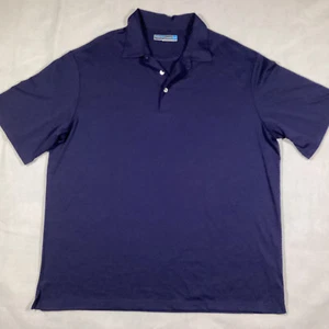 Roundtree & York Performance Polo Shirt 2XT Navy Blue See Pics For Details - Picture 1 of 3