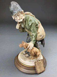 Vintage Italien Giuseppe Cappe Porzellan Figur Tramp and Scamp 11" - Bild 1 von 12