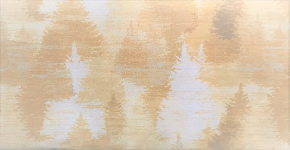 $4 Per Yard WILD AND FREE Trees Dk Butter Quilt Fabric Clothworks #2851-60 - Image 1 of 1