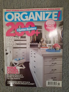 Organize Magazine, Spring 2013. 200 Cluster Busters, Maximize Small Spaces - Picture 1 of 3