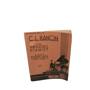 CL Hanon: The Virtuoso Pianist, Sixty Exercises For Piano, by C. Fischer, Book 1 - Imagen 1 de 9