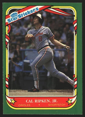 1987 Fleer Star Stickers Cal Ripken Jr. #101 - Image 1 of 2