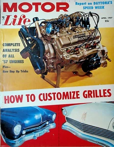 Motor Life Magazine April 1957 Daytona Speed Week Nash Chrysler Plymouth - Bild 1 von 2