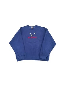 Alaska Embroidered 2000’s Fruit Of The Loom Vintage Crewneck XL - Picture 1 of 5