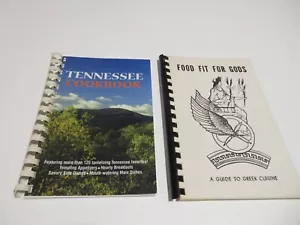 RARE COOKBOOK 1980 Guide To Greek Cuisine Orthodox Church MO + 2003 Tennessee - Bild 1 von 10