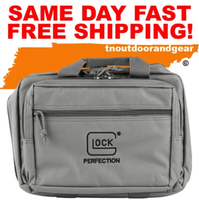 Glock Case GRAY OEM Double Pistol Padded AP60301 SAME DAY FAST FREE SHIPPING - Image 1 of 4