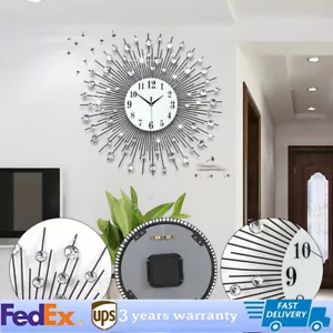 Orologio da parete circolare moderno 60 cm - elegante arredamento in metallo per qualsiasi stanza - Foto 1 di 12