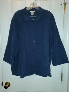 Dress Barn Woman Button Front Top, Size 24w - Picture 1 of 5