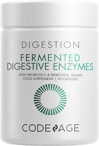 Codeage Fermented Digestive Enzymes Supplement - Probiotics, Prebiotics,