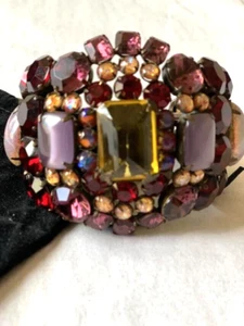 SHERRI JENNINGS aufwendiges barockes Armband mit Kristallsteinen, Made in Italy nur eines - Bild 1 von 8