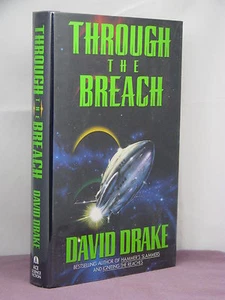 1st,signed by 2(author,artist),Reaches 2:Through the Breach by David Drake(1995) - Picture 1 of 2