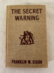 The Hardy Boys #17 The Secret Warning Dixon Grosset Tweed Brown HC 1938 - Picture 1 of 14