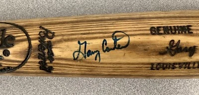 Gary Carter Signed Game Used Baseball Bat LS Slugger Autograph Expos NY Mets JSA - Image 1 of 4