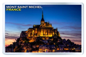 MONT SAINT MICHEL FRANCE MOD2 FRIDGE MAGNET SOUVENIR IMAN NEVERA - Imagen 1 de 1