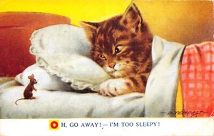 BAMFORTH GOOD LUCK POSTCARDNO G 126 CAT D TEMPEST USED GOOD PLUS - Picture 1 of 2