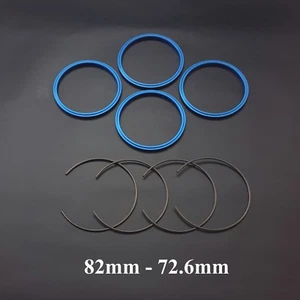 BMW BBS spigot hub centric ring set 82mm to 72.6mm aluminium RC RK CH LM RS FPS - Picture 1 of 2