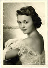 1949 Beauty Lady Over Shoulder Dress Sassy Big Hair Wave