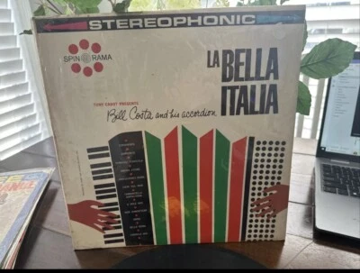 BILL COSTA La Bella Italia 1958 Vinyl LP Spin-O-Rama S-2 - Shrink! 1958!! - Image 1 of 4
