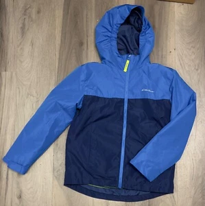 Chaqueta Eddie Bauer Jóvenes Niños Lone Peak 3 en 1 M 10 Forro Vellón Extraíble Azul - Imagen 1 de 3