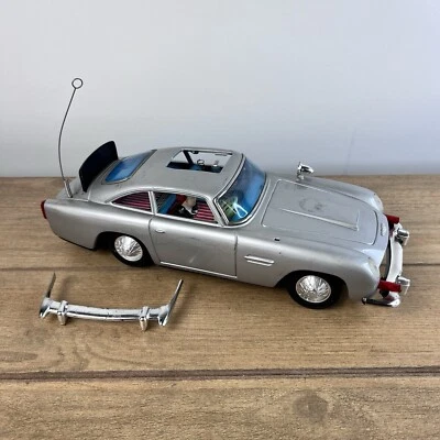 Juguetes Corgi de colección James Bond 007 plata Aston Martin 11" juguete de hojalata vintage Japón 1965 Foto 1 de 4