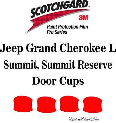 Película de protección de pintura 3M Scotchgard serie Pro 2021 2022 Jeep Grand Cherokee L Foto 1 de 3