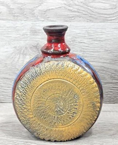 Vintage Pottery Vase Ceramic Abstarct Art Handmade Pot 6" Home Room Decor Gift - Picture 1 of 19