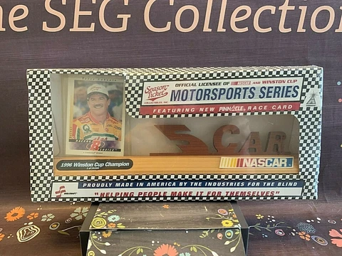 Terry Labonte #5 NASCAR Winston Pinnacle Wood Collectible Industries for Blind Cover