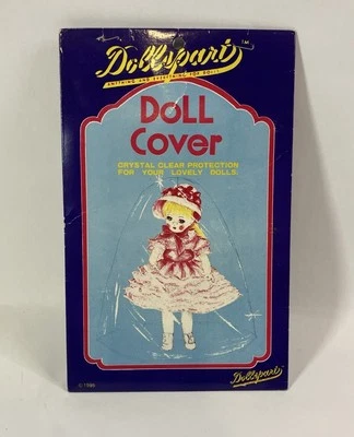 Vintage Dollparts 10” Clear Plastic Doll Protective Cover - Image 1 of 2