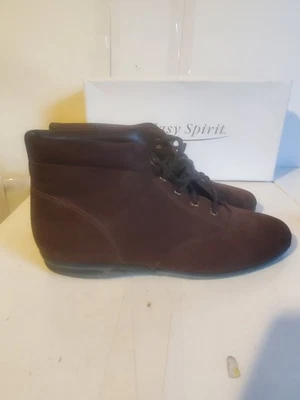 Botas cómodas Easy Spirit Action para mujer marrón gamuza con cordones talla 7B... Foto 1 de 4