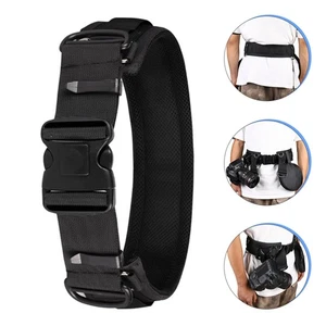 Cinturón de cámara hombre accesorio fotografía correas de sujeción ajustables - Imagen 1 de 12