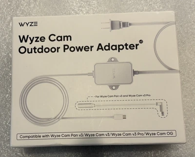 Wyze Outdoor Power Adapter for Wyze Camera - New In Box - Image 1 of 4