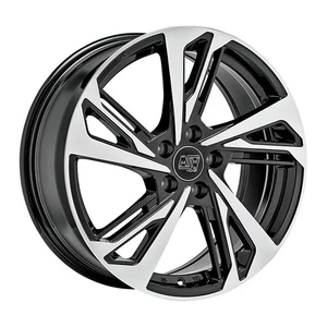 LLANTAS MSW MSW 60 PARA RENAULT TALISMAN 7X17 5X114.3 GLOSS BLACK FULL POLISHED - Imagen 1 de 4