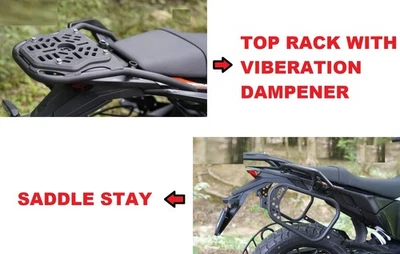 Top Rack With Saddle Stay Combo Fit for KTM 390 ADVENTURE R (2025) - Image 1 of 3