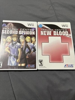 Trauma Center New Blood & Second Opinion Nintendo Wii Video Game Set - Image 1 of 2